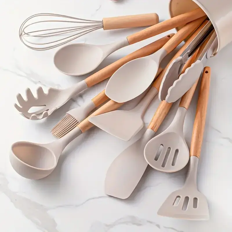 12-Piece Multi-Colour Silicone Kitchen Utensil Set