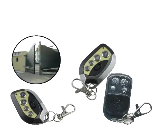 2 Telecomandi Universali 4 Canali Cancello Garage RF 433.92 MHz Autoapprendente
