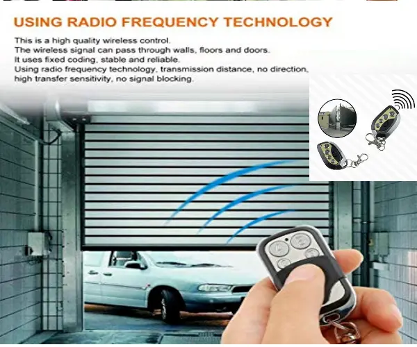 2 Telecomando Universale 4 Canali ABCD Cancello Automatico 433,92 MHZ