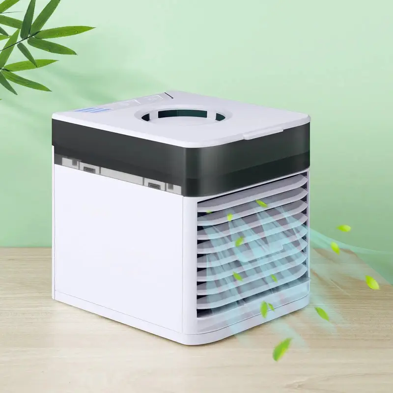 4 In 1 Personal Portable Cooler AC Air Conditioner Unit Air Fan Humidifier 4 In 1 Upgraded Portable Air Conditioner Cooling Fan 3 Speed Home Office Tent