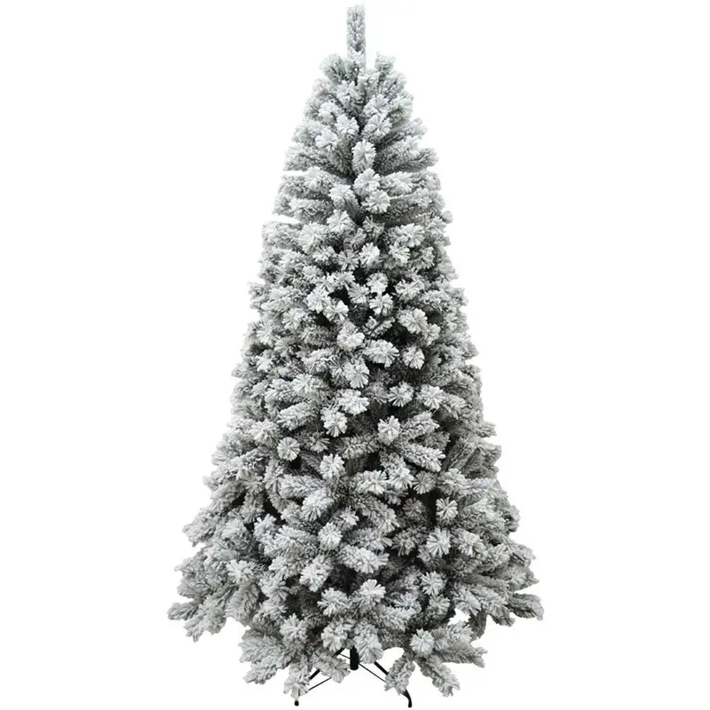Albero Di Natale Innevato 180cm 655 Rami Realistico Super Folto base 94cm