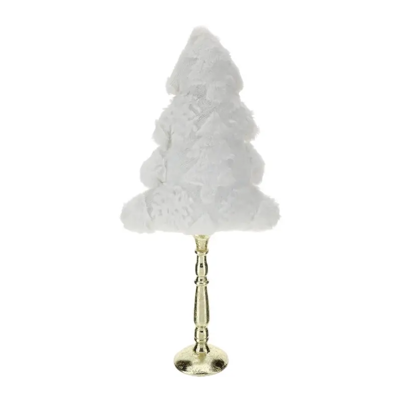 ALBERO PELUCHE BIANCO IMBOTTITO 28X58CM