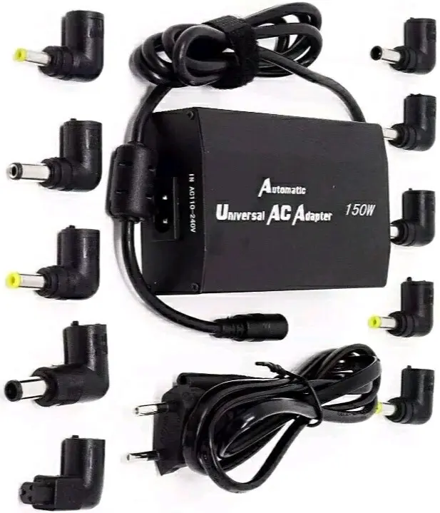 Alimentatore Universale Notebook 150W Caricabatterie PC 10 Adattatori + USB