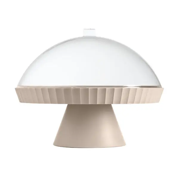 Alzata con campana Blim Plus Agorà - moka grey