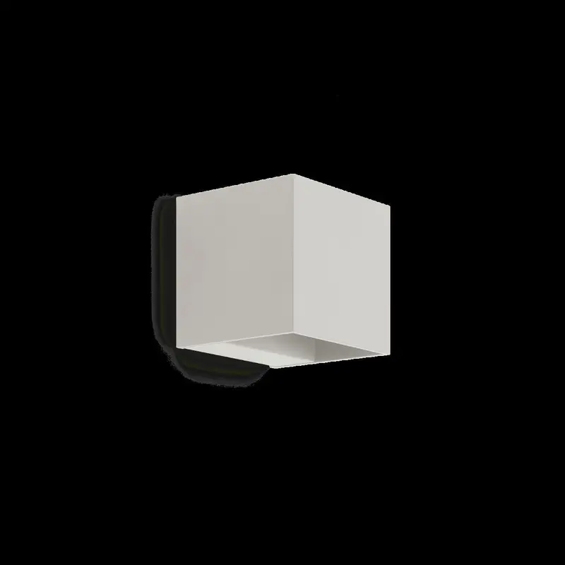 Applique da esterno Lombardo Dodo 100 Grigio chiaro LED 8W IP54 – 3000K