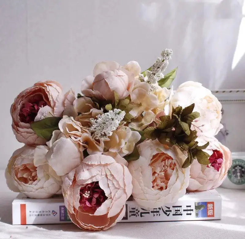 Artificial Peony Flower Bouquet Living Room Decoration