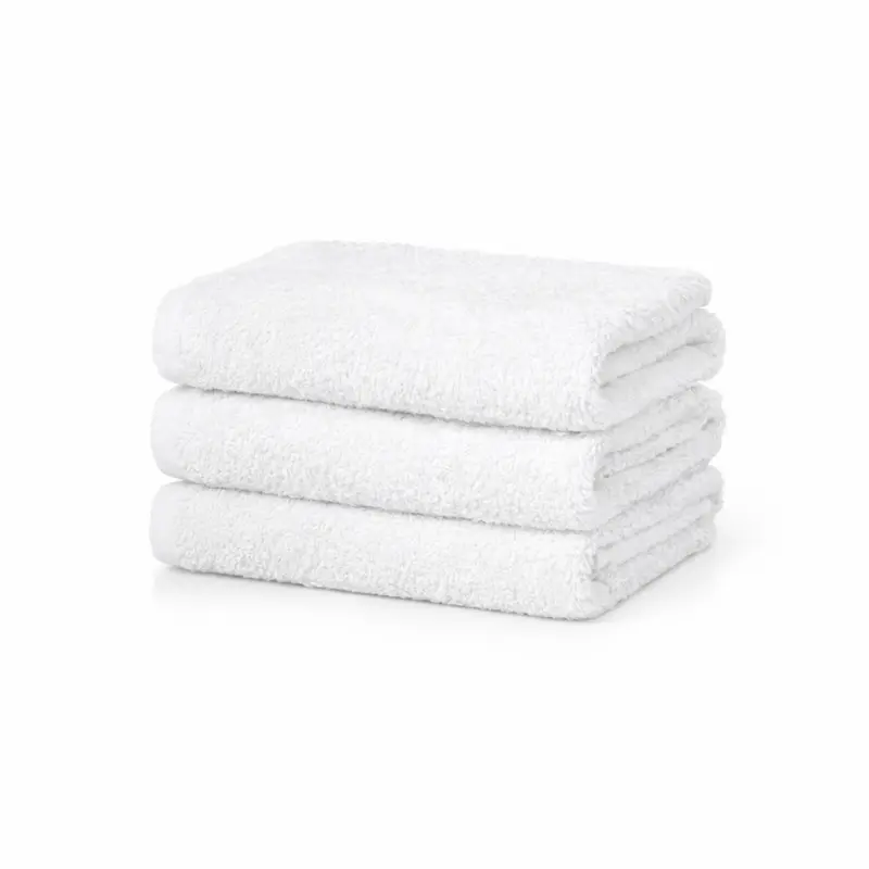 Asciugamani grande in Spugna di Cotone 50x100 cm 420 gr/m² Professionali per Barbiere Parrucchiere Centro Estetico e Palestra Colori Bianco e Nero