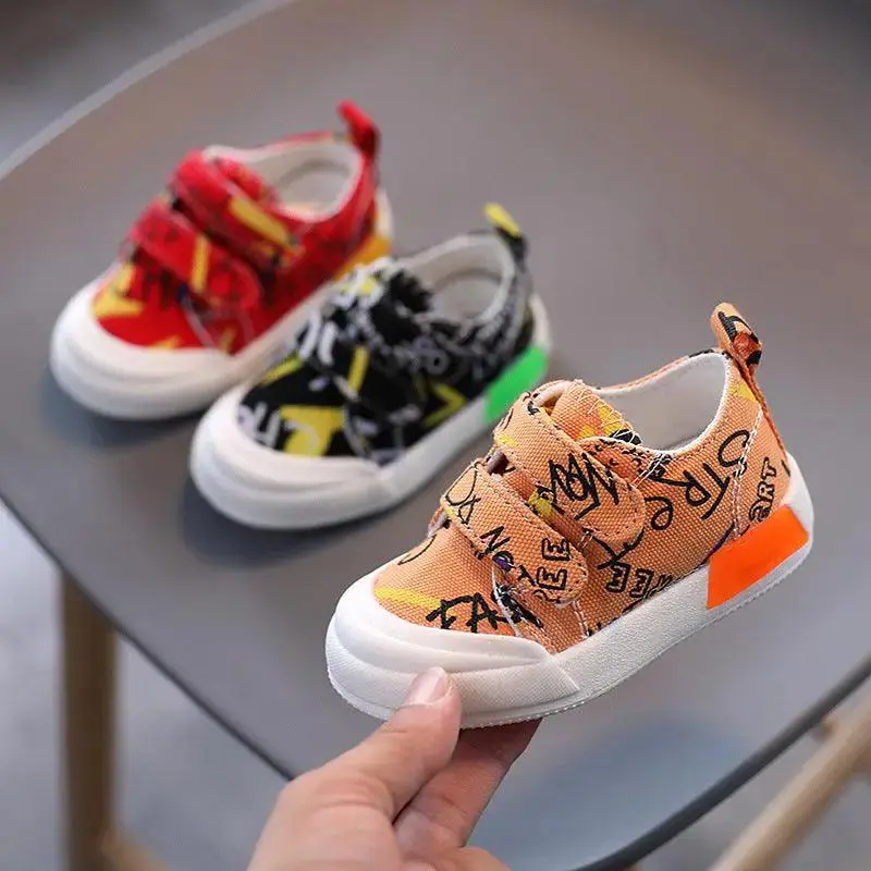Baby Shoes  0-2 Years Old 1 Kids Canvas Shoes Boys Sneakers