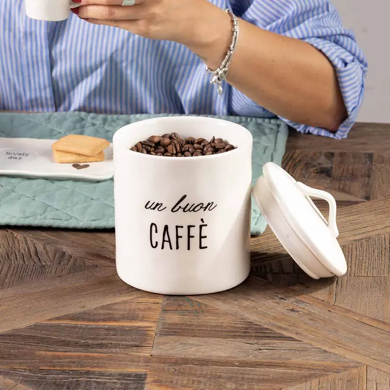 Barattolo in Gres "Un Buon Caffe"