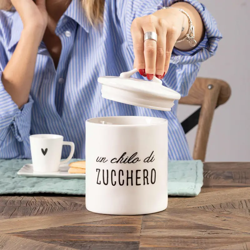 Barattolo in Gres "Un Chilo di Zucchero"