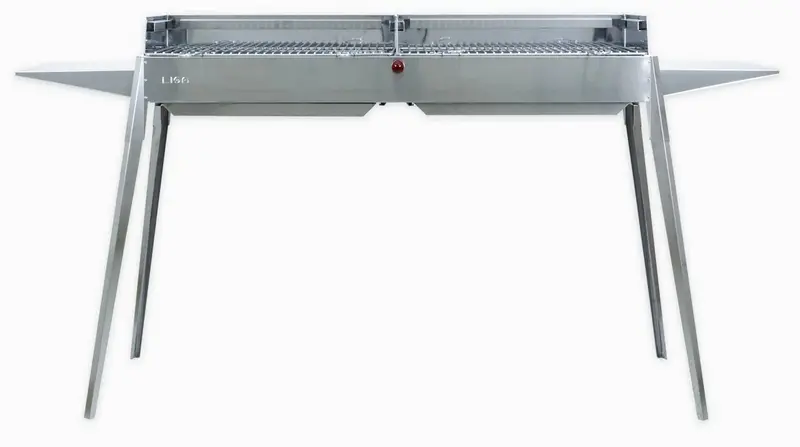 Barbecue a carbone Lisa Cucine Etna Maxi Acciaio Inox AISI 430