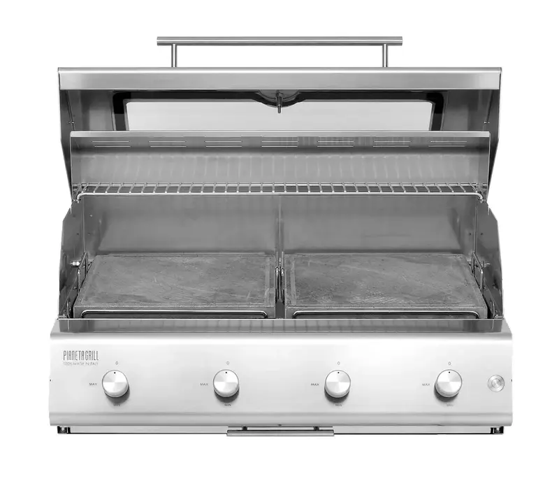Barbecue a gas ad incasso Pianeta Grill Fry Top 750 - 5 Configurazioni disponibili
