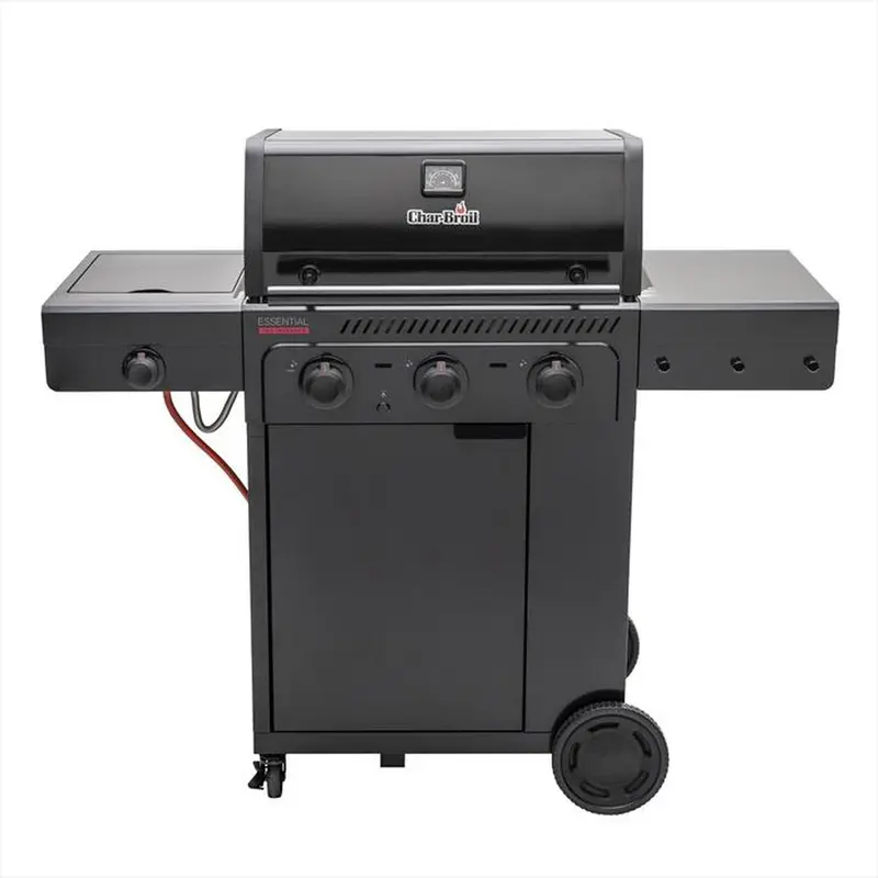 Barbecue a gas Char-Broil Essential 3G – 3 bruciatori, fornello laterale e tecnologia TRU-Infrared