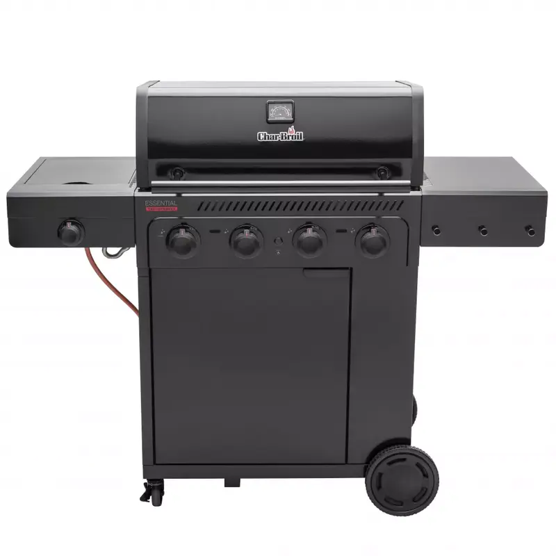 Barbecue a gas Char-Broil Essential 4G – 4 bruciatori, fornello laterale e tecnologia TRU-Infrared