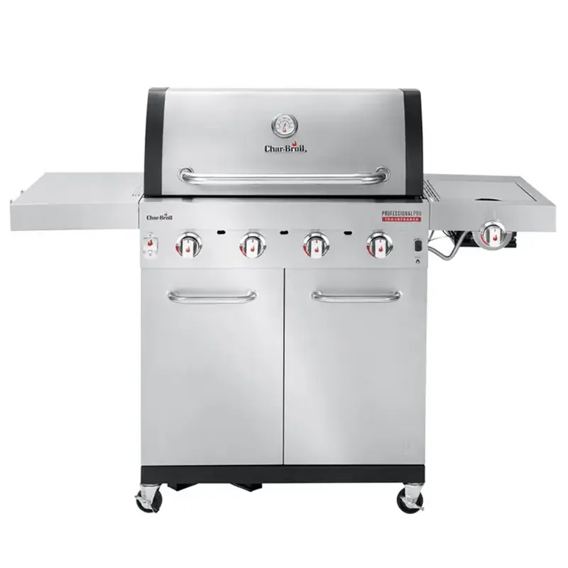 Barbecue a gas Char-Broil Professional Pro S4 – 4 bruciatori, TRU-Infrared e fornello laterale