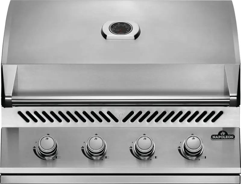 Barbecue a gas da incasso Napoleon BI32 Serie 500 – 4 bruciatori, acciaio inox e griglie WAVE
