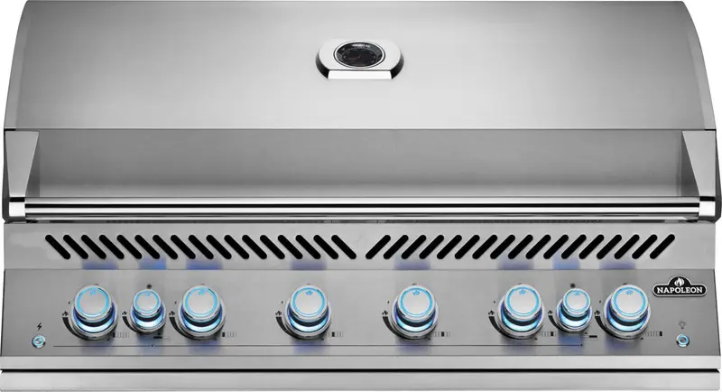 Barbecue a gas da incasso Napoleon BIG44RB – 8 bruciatori, girarrosto e doppio infrarosso