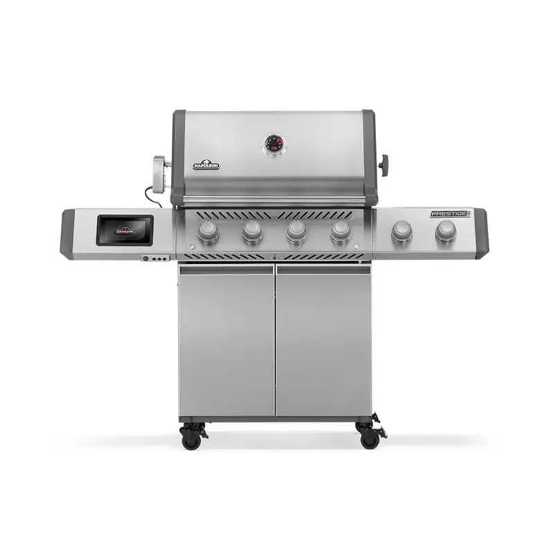 Barbecue a gas Napoleon Prestige PRO 500 Connected PRO500VXRSIBPSS – con girarrosto e affumicatore