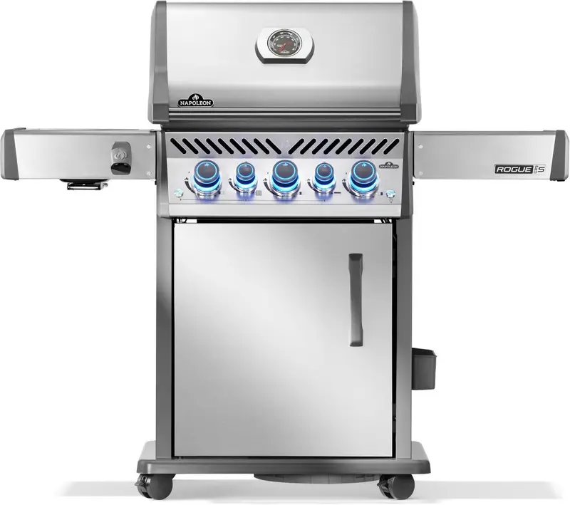 Barbecue a gas Napoleon Rogue PRO S RPS425RSIB - IR posteriore e laterale con GIRARROSTO OMAGGIO