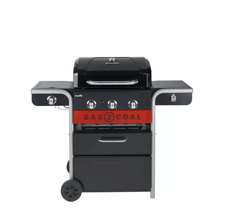Barbecue ibrido Char-Broil Gas2Coal 3+1 – gas e carbonella con fornello laterale