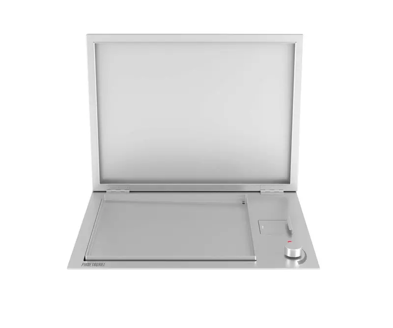 Barbecue Plancha elettrica da incasso Pianeta Grill – piastra Teppanyaki inox 2,4 kW