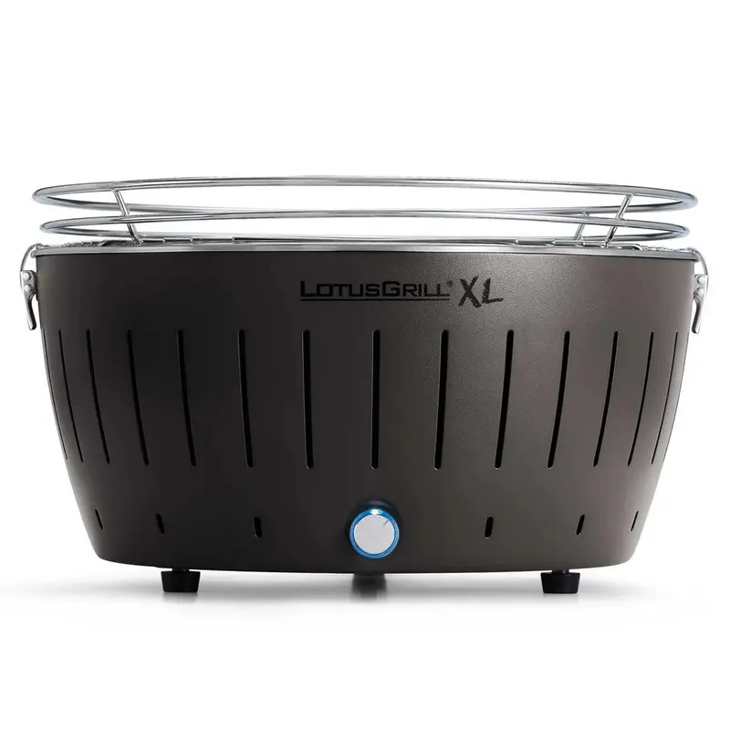 Barbecue Portatile Lotus Grill XL Nero – Senza Fumo, Acciaio Inox