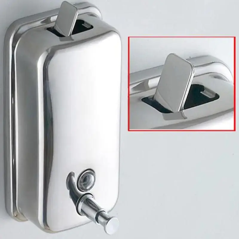Bathroom Soap Dispenser Steel Chromed
