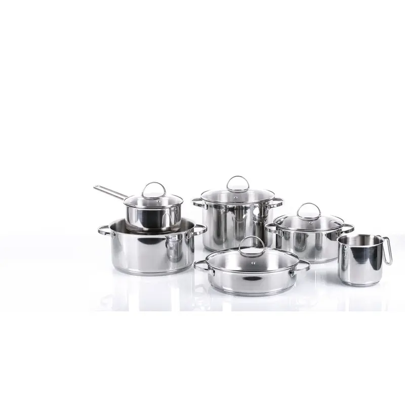 BATTERIA 10 PZ MONETA ALLEGRO INOX