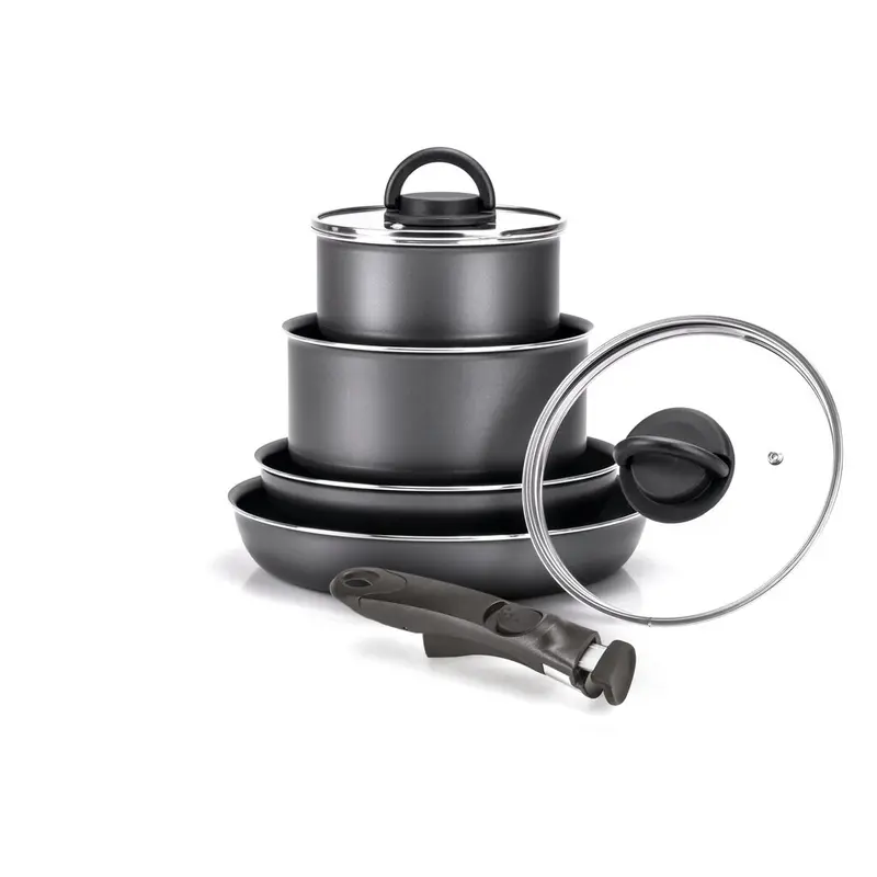 BATTERIA 6 PZ CON MANICO REMOVIBILE MONETA EDEN