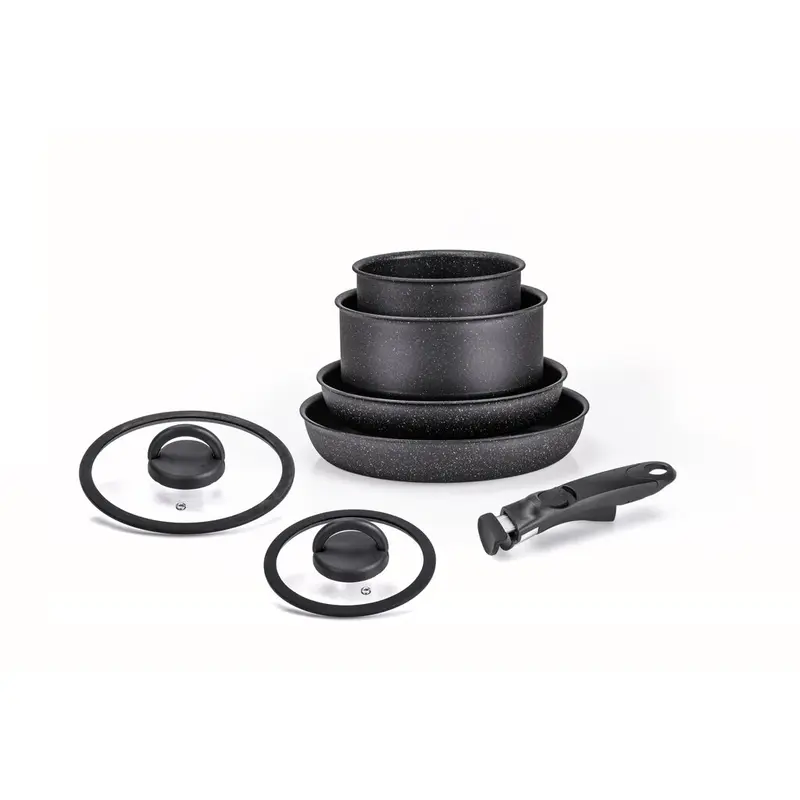 BATTERIA 6PZ CON MANICO REMOVIBILE MONETA ETNEA