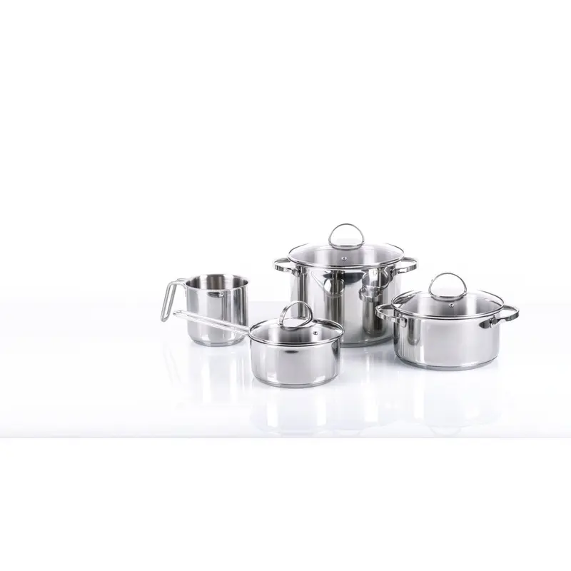 BATTERIA 7 PZ MONETA ALLEGRO INOX
