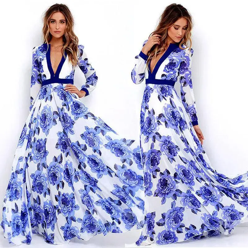 Best Women Blue long dress