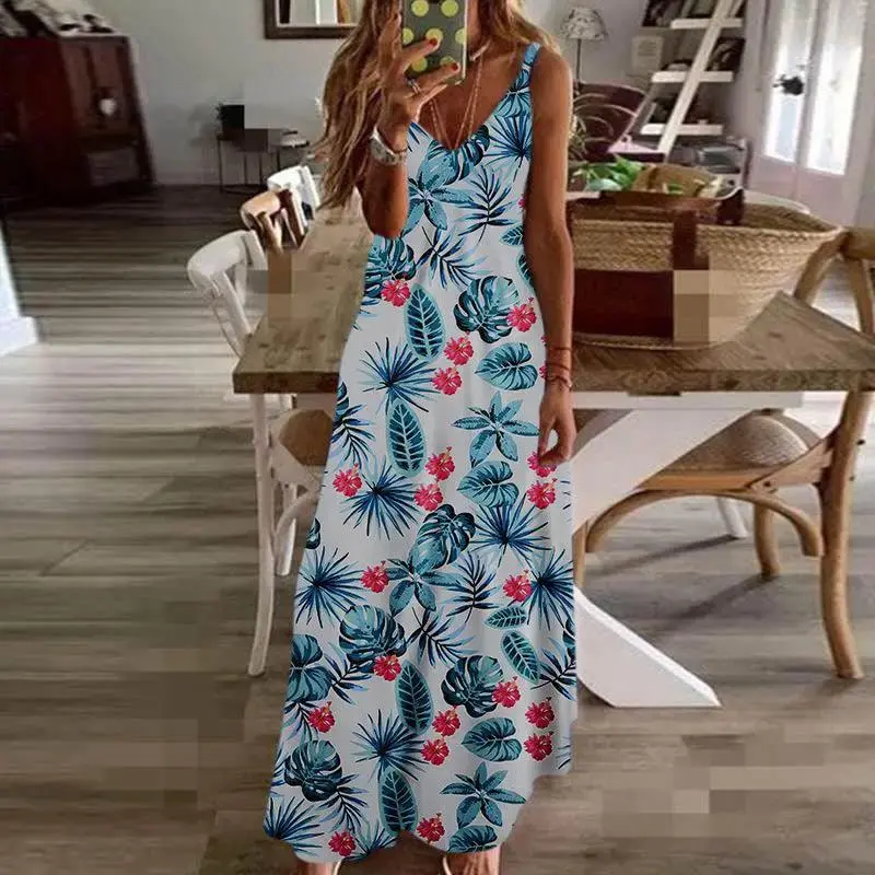 Best Women's Dress Long Flower Suspender Skirt