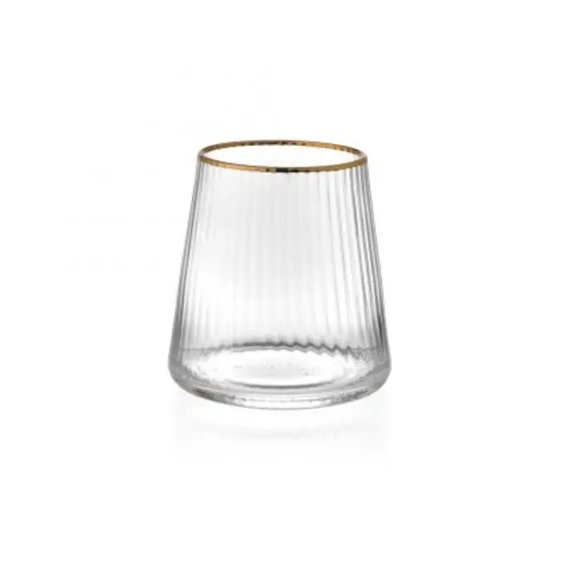 Bicchiere Evviva Reale filo oro - 6 pezzi