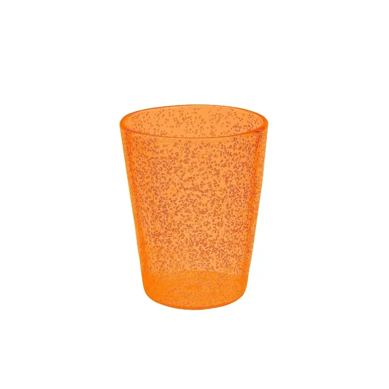 Bicchiere in Metacrilato Arancio Fluo