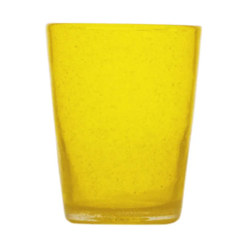Bicchiere in Vetro Giallo