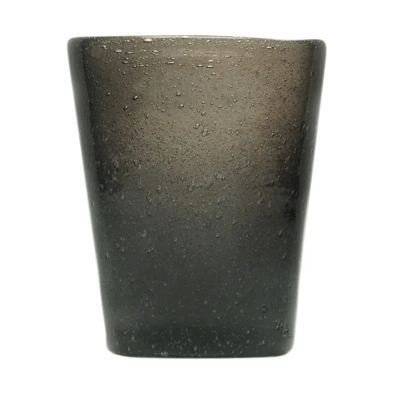 Bicchiere in Vetro Nero