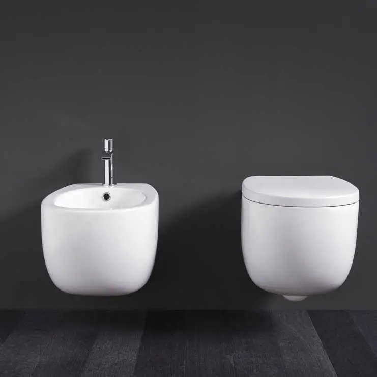 Bidet Sospeso Milk Colore Aloe
