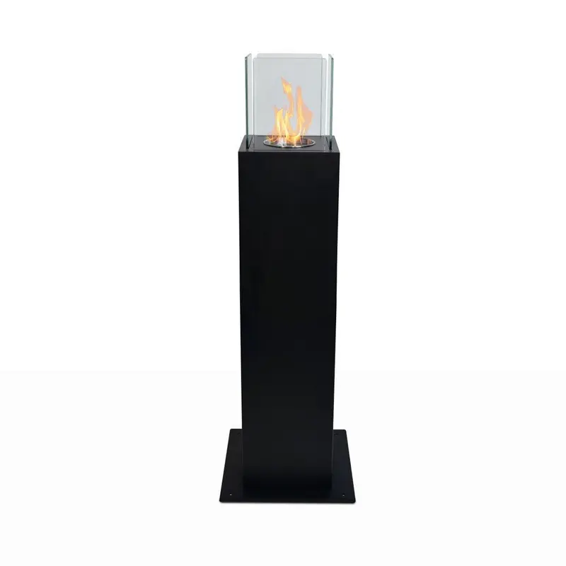 Biocamino Divina Fire Capri 110 da terra per esterno bianco o nero