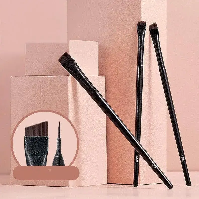 Blade Oblique Head Eyebrow Brush Superfine Flat Head Eyeliner Brush