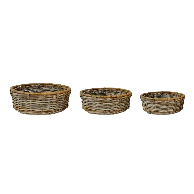 Blanc Mariclò Cestino rotondo in rattan 3 varianti(1pz)
