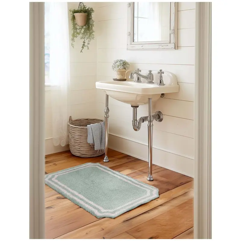 Blanc Mariclò Tappeto da bagno in cotone "Bagno segreto" 50x110 cm 3 varianti(1 unità)