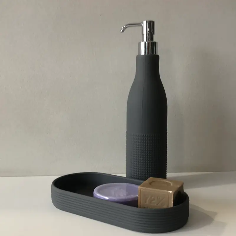 BOLLE vassoio Duchessa in Gel colore grigio ombra, Monica Graffeo, GRB-DCS-C18