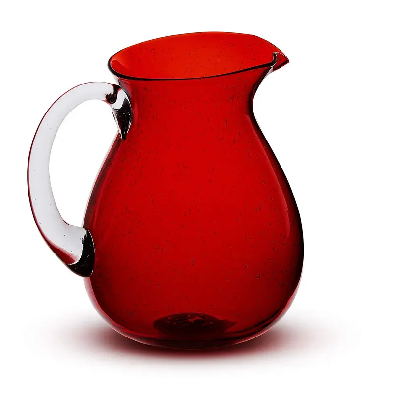 Brocca in Vetro Rosso