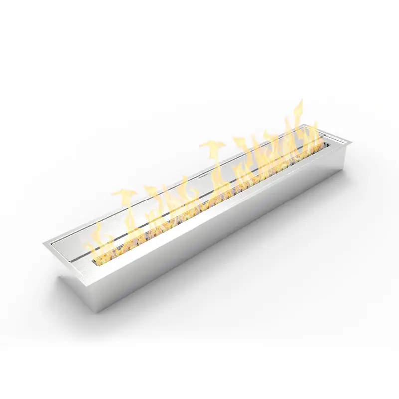 Bruciatore a bioetanolo Divina Fire DF87067 7 litri in acciaio inox da incasso