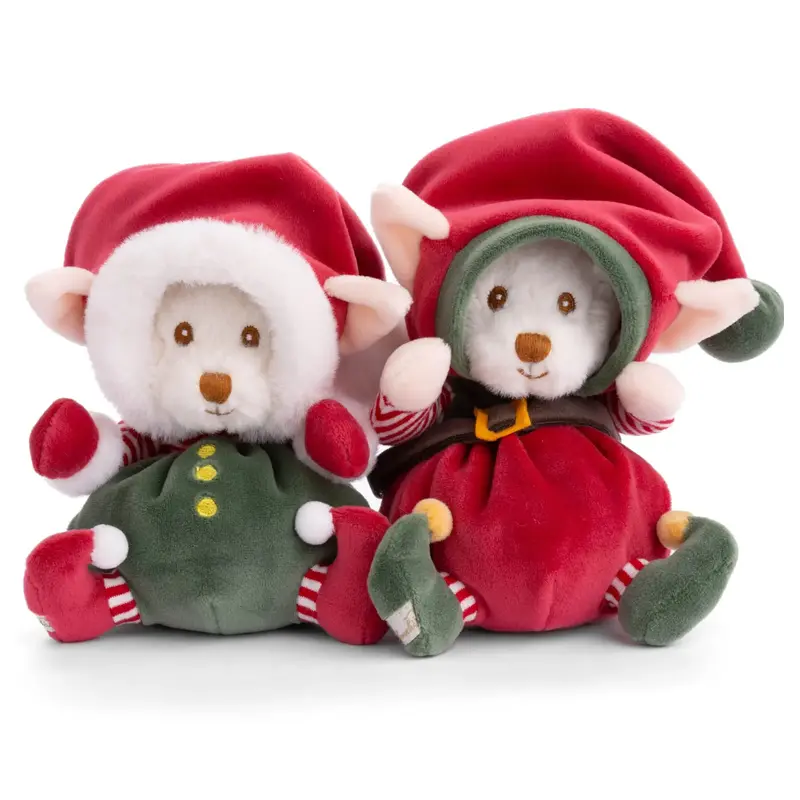Bukowski Orso Peluche elfo "Ziggy Santa's Little Helper" H15 cm 2 varianti (1 unità)