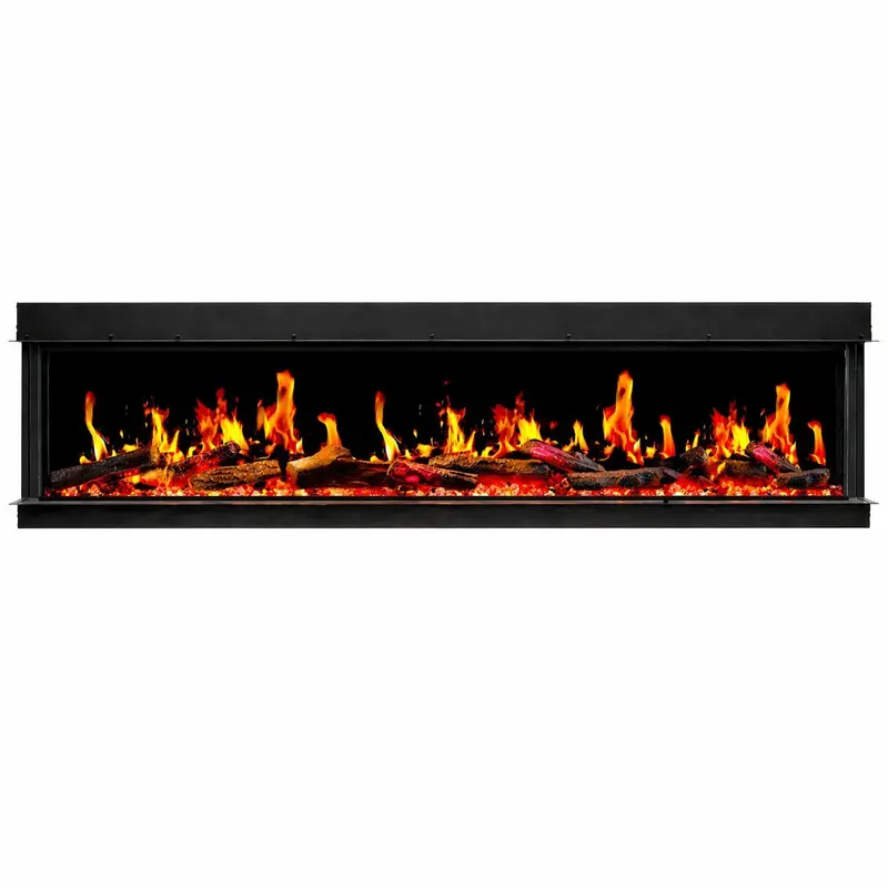 Camino elettrico Divina Fire Filadelfia 150 da incasso LCD e LED