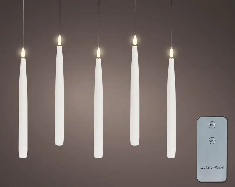 Candele galleggianti a LED con effetto fiamma BO per interni