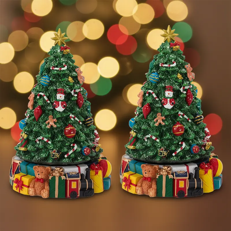 Carillon Albero di Natale Prestige in Resina