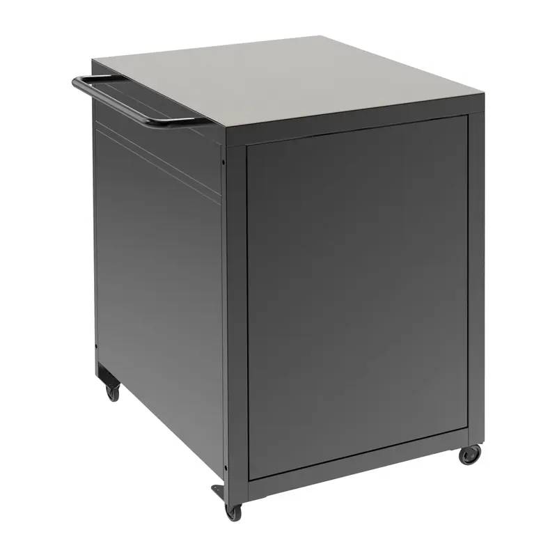 Carrello Witt Pizza Trolley Master Pizza Station Black/Silver per forno pizza